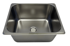 Rectangle Stainless Steel Sink. 325mm x 265mm. - Kiwi Self Contained
