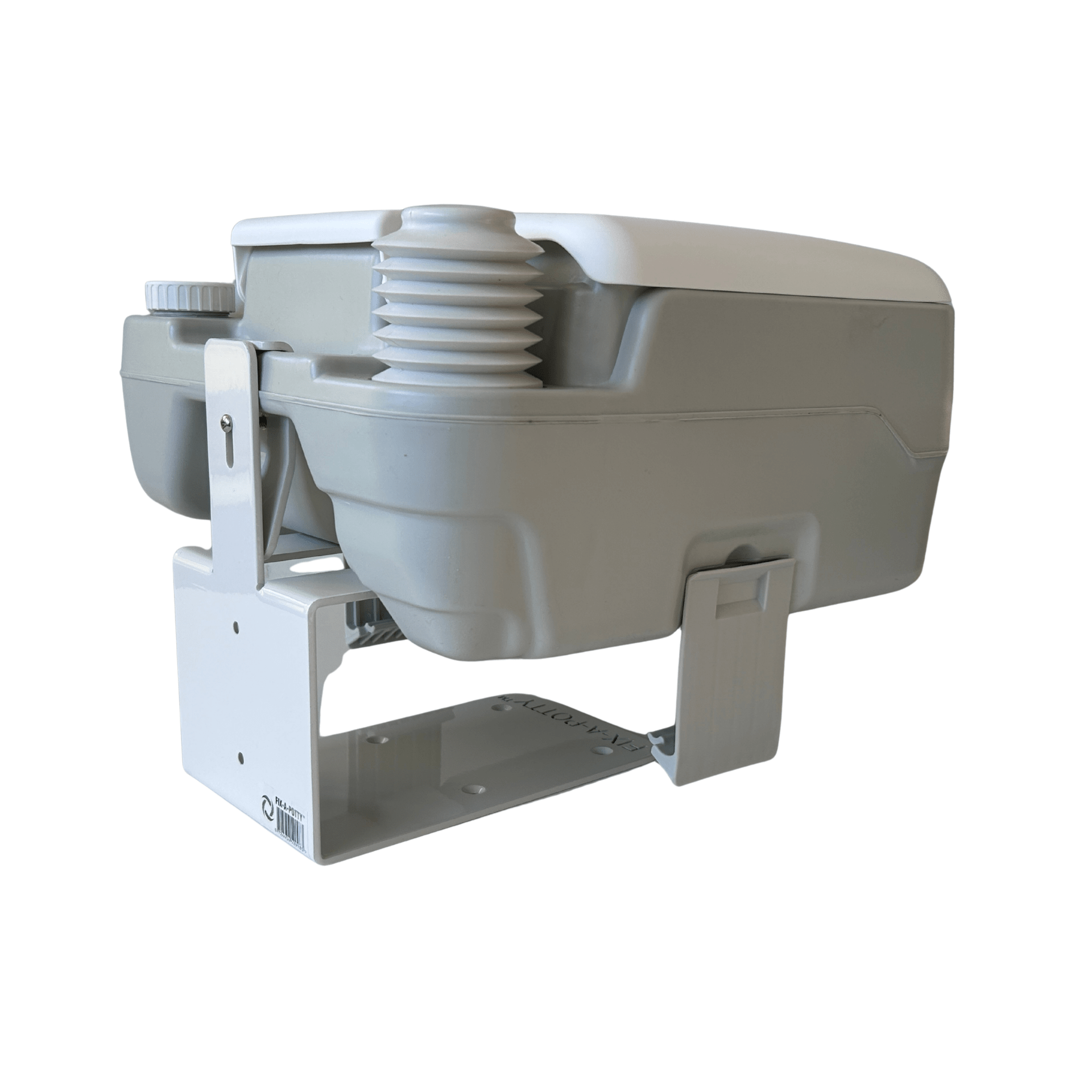 Fixed portable toilet setup for New Zealand self-contained campervans