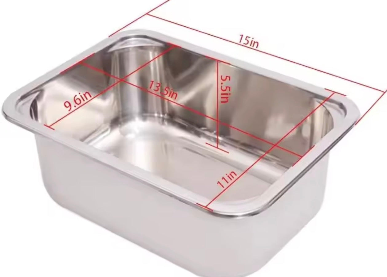 RV Stainless Steel Sink Kit with Acrylic Chopping Board