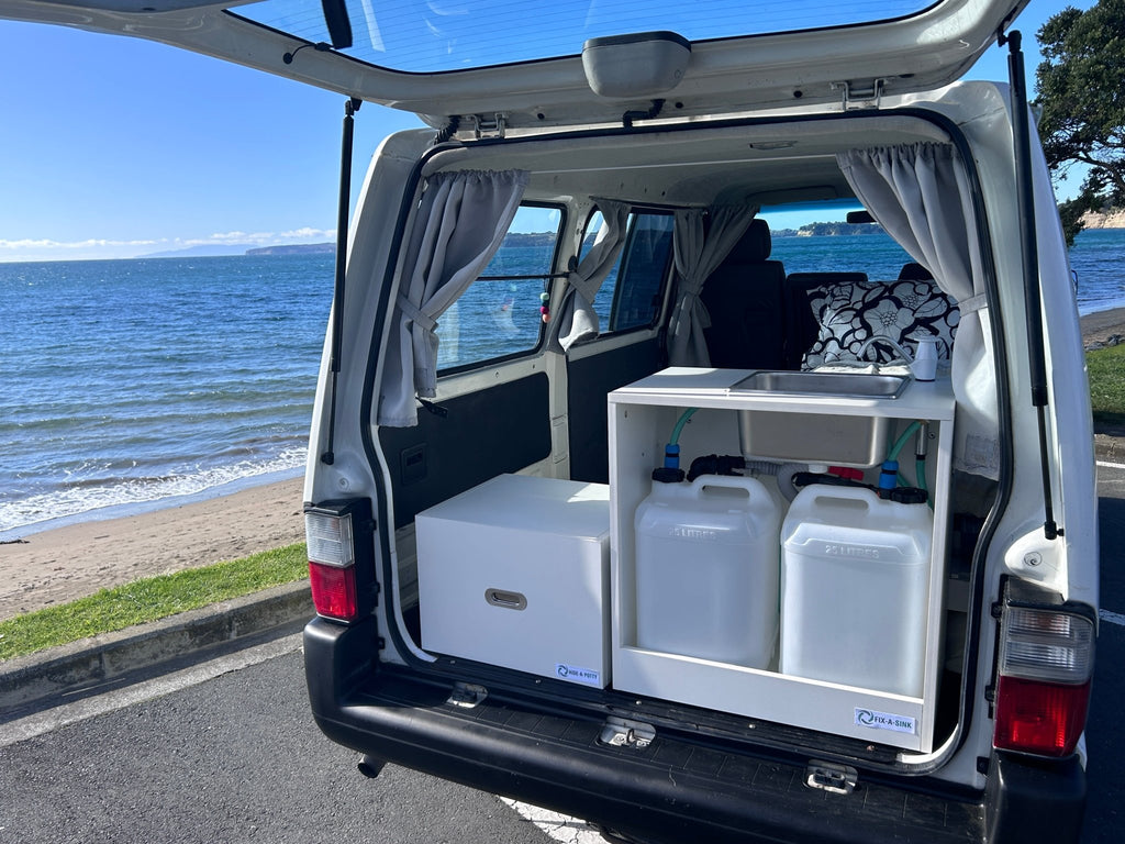 Complete Fix-a-Sink Water & Waste Package – 2-Person Campervan Setup - Kiwi Self Contained