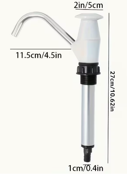Hand pump campervan tap
