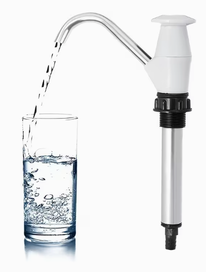 Hand pump campervan tap