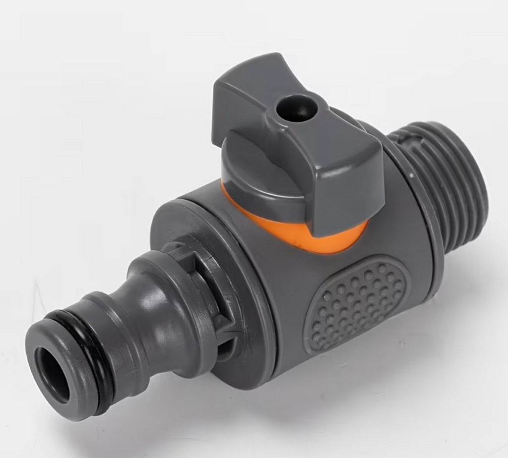 Waste Tank Vent Hose Connector with Shut-Off Valve for 13mm Hose
