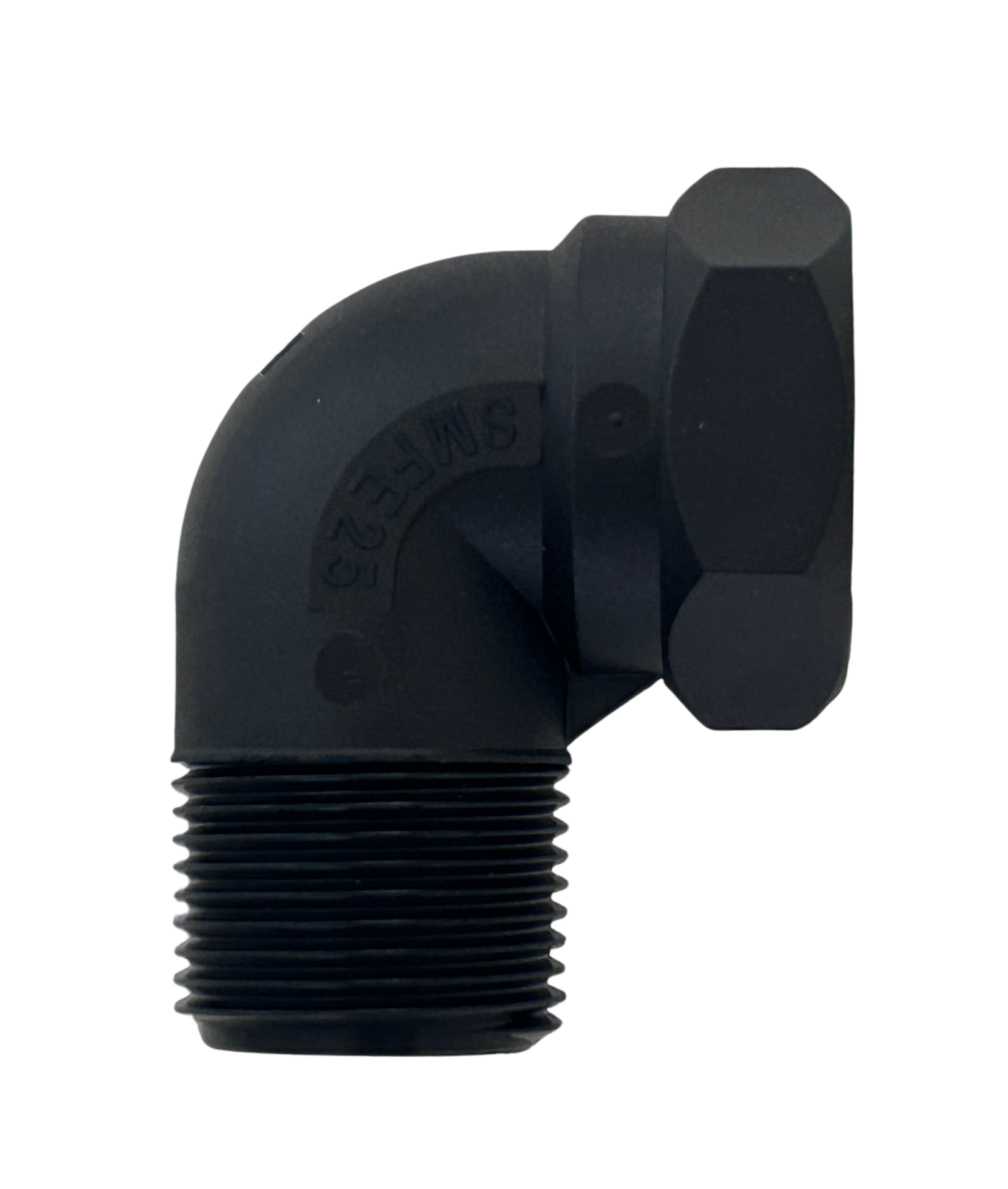 25mm 90-degree male-to-female threaded elbow