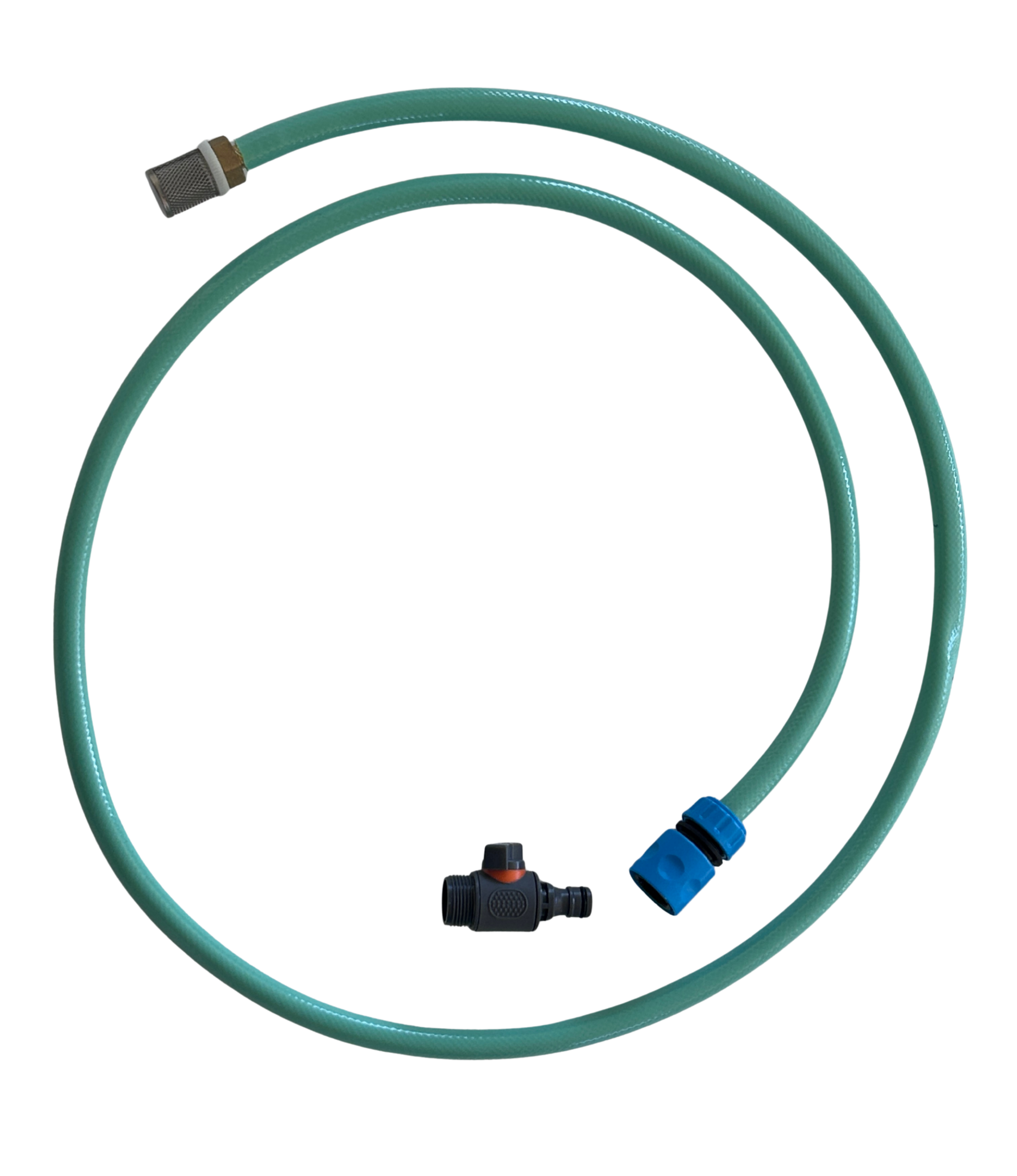 12mm campervan waste tank vent kit with hose, valve and mesh filter