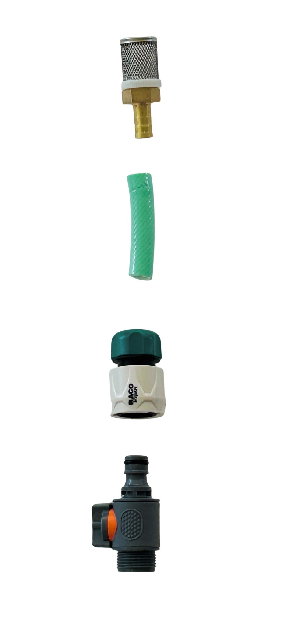 Fresh water tank breather components and mesh end filter